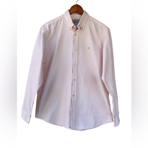 Carhartt‎ Men's light Pink Button-Down Shirt - Picture 1 of 7